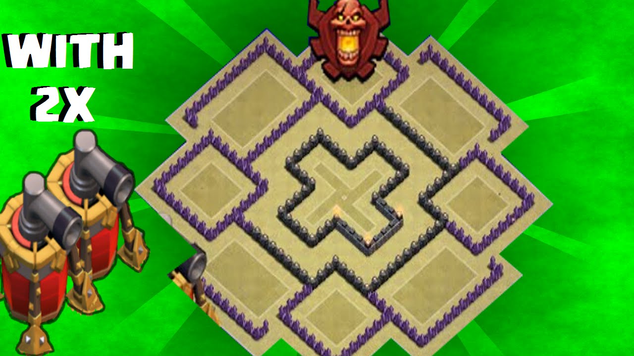 Clash of Clans th9 war base / trophy base / anti dragon / with air
