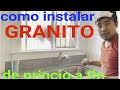 como instalar granito DE PRINCIPIO A FIN facil y rapido con poca herramienta