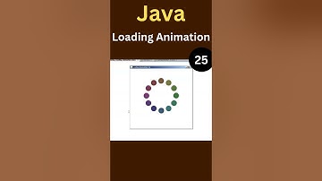 Java Animation Tutorial - Rotating Circles Effect