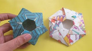 32) Diy , How To Make A Hexagon Box
