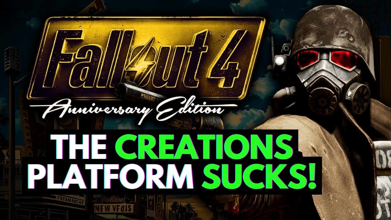 Fallout4 Anniversary Edition — Творения — большая проблема! Сломанная игра!