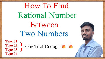 How to Find Rational Numbers Between Two Rational Numbers ? || rational number between two numbers