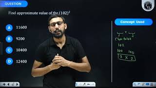 Find approximate value of the \\\\((102)^2\\\\) ....