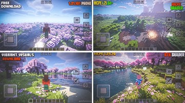 Minecraft Pocket Edition 1.21 Shaders|| Top Shaders Mcpe 1.21.120 All Devices Low end