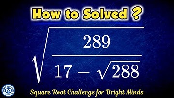 Tricky Square Root Problem | Math Olympiad | Math Challenge