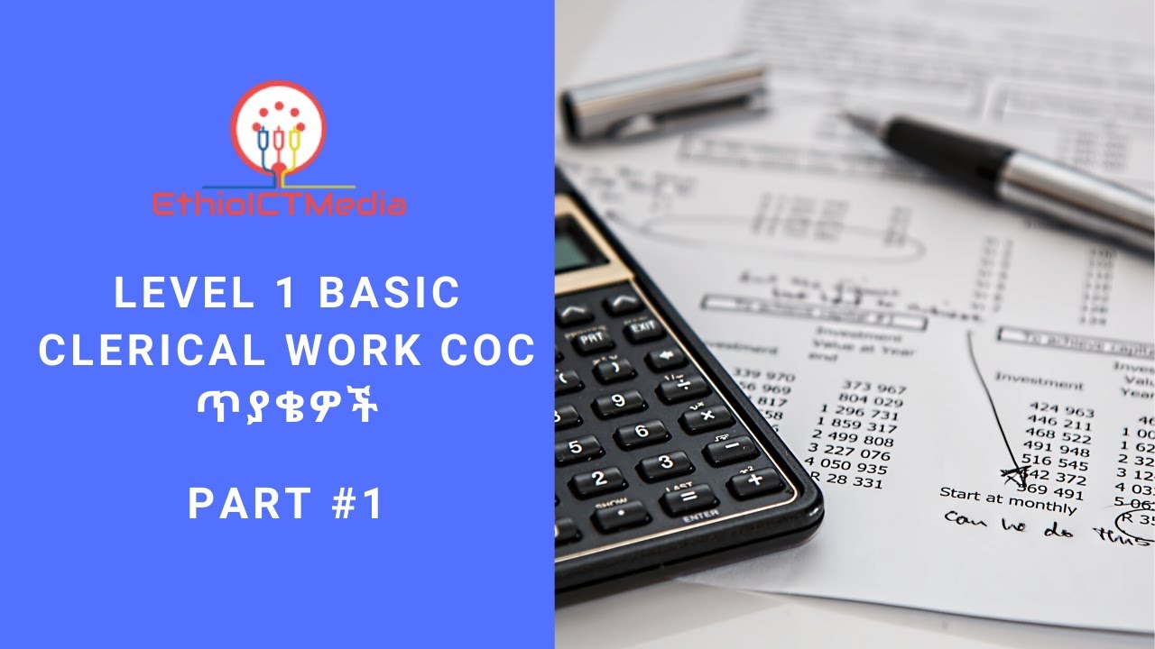 Basic Clerical Work Level 1 COC Questions \u0026 Answers - Part 1