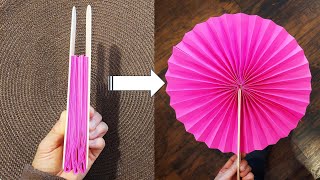 Origami FAN Easy🌀💨 Craft Idea