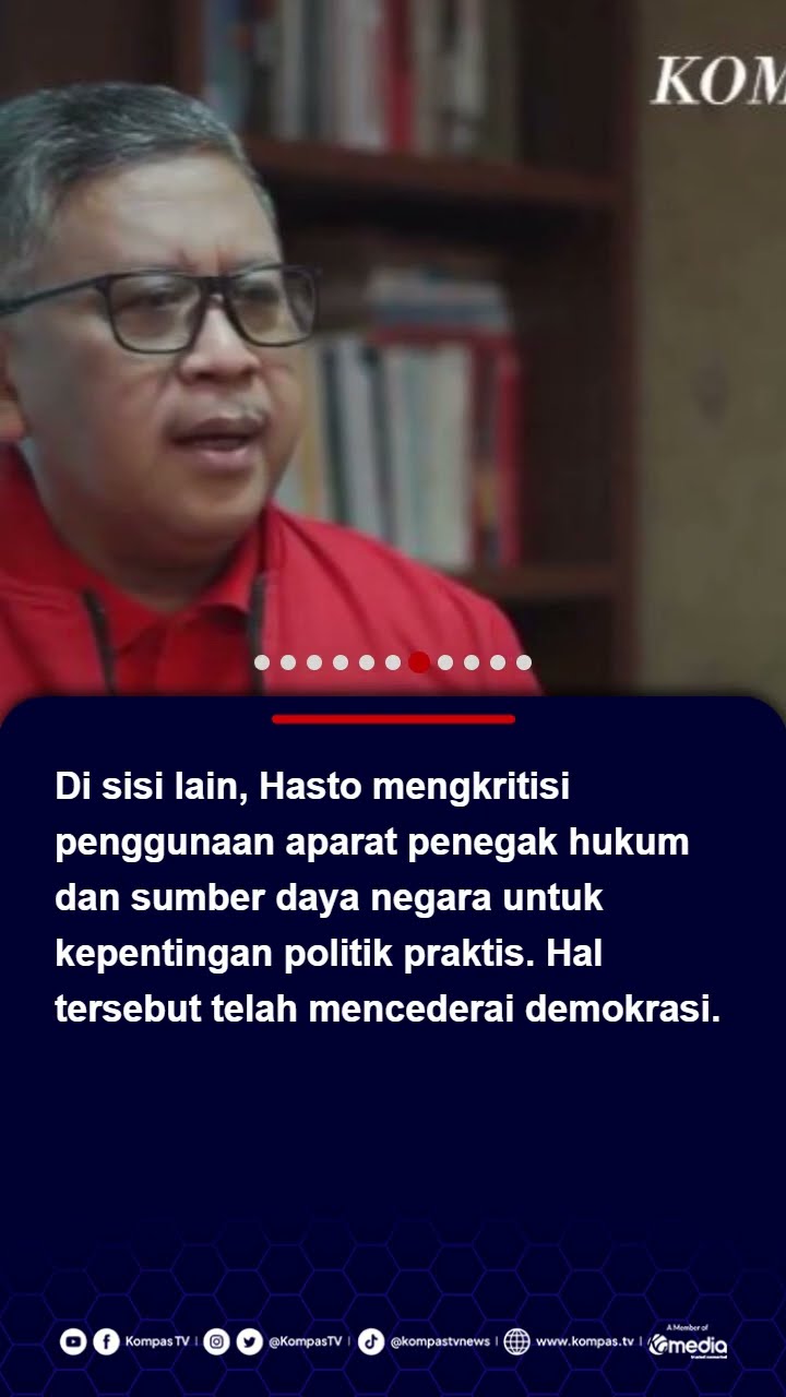 Hasto Buka Suara, Respons Status Tersangka oleh KPK #hastokristiyanto #tersangkakpk #kpk