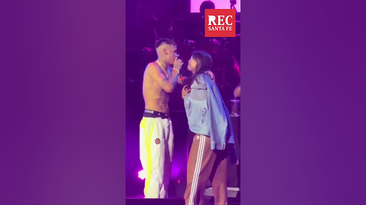 El romántico encuentro de Wanda Nara y L-Gante en pleno show