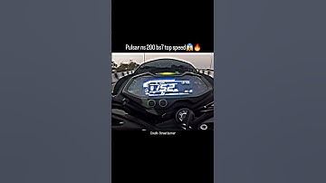 pulsar ns 200 bs7 2024 model top speed 😱🔥 #shorts #bajaj #ns200 #ns200bs6 #topspeed #shortfeed #bike