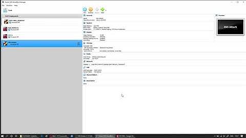 Attach an iso to a VirtualBox virtual machine