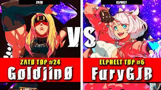 GGST | Goldjin0 (Zato) VS FuryGRJ (Elphelt) | Guilty Gear Strive High level gameplay
