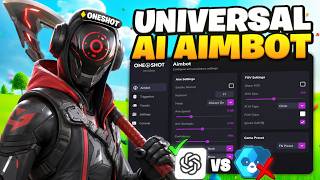 Using the *NEW* UNIVERSAL AI Aimbot in Fortnite.. ft. OneShot AI🏆