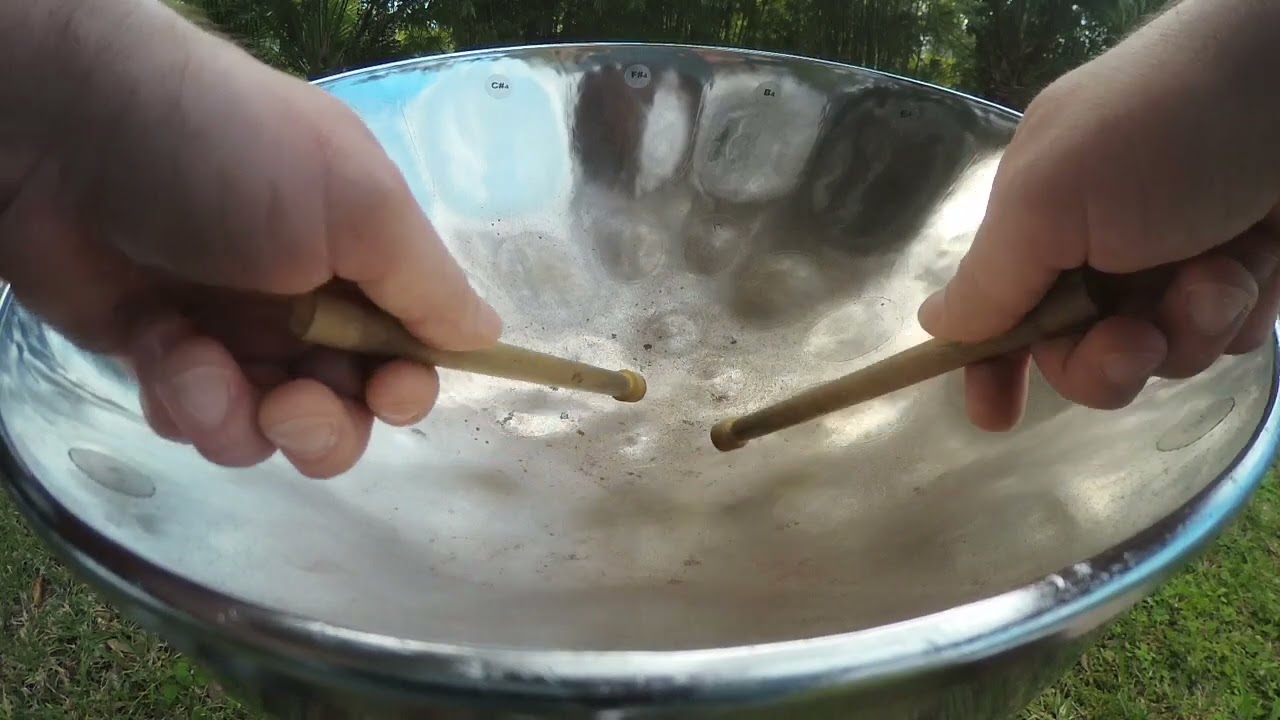 Steel pan man - (Harry Belafonte - Jump in the line) tutorial