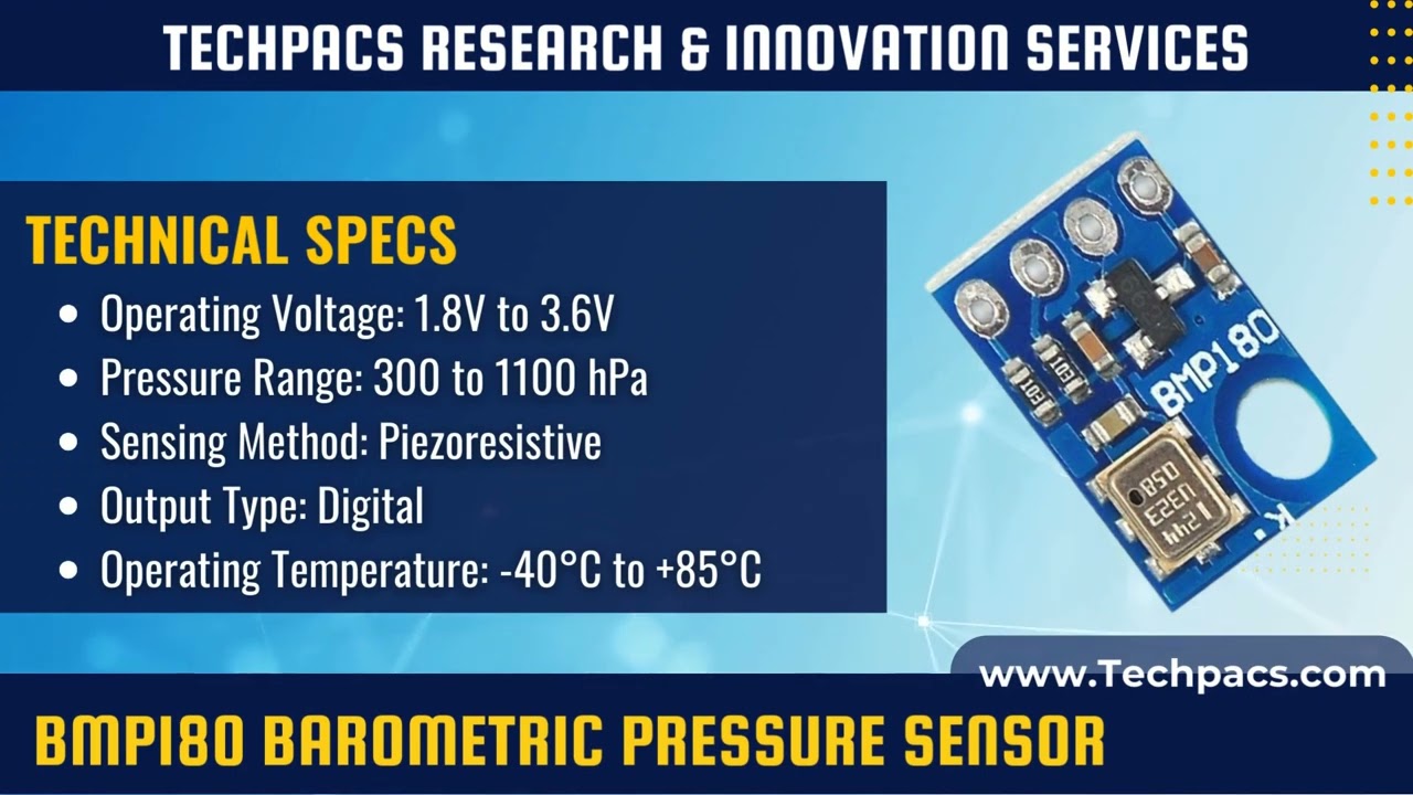 BMP180 Barometric Pressure Sensor Detailed Description,Applications and Technical Specifications