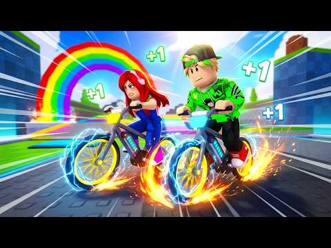 ยิ่งปั่นยิ่งโดดสูง! พี่เอกพี่ฝนกับภารกิจหนีโลกจักรยานสุดป่วน 🚲🆙😱 Roblox +1 Double Jump Bike Escape
