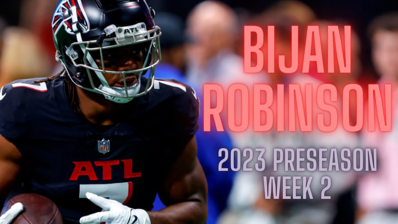 B.jan R Bijan Robinson Highlights vs. Bengals // His first Game for the Falcons ...