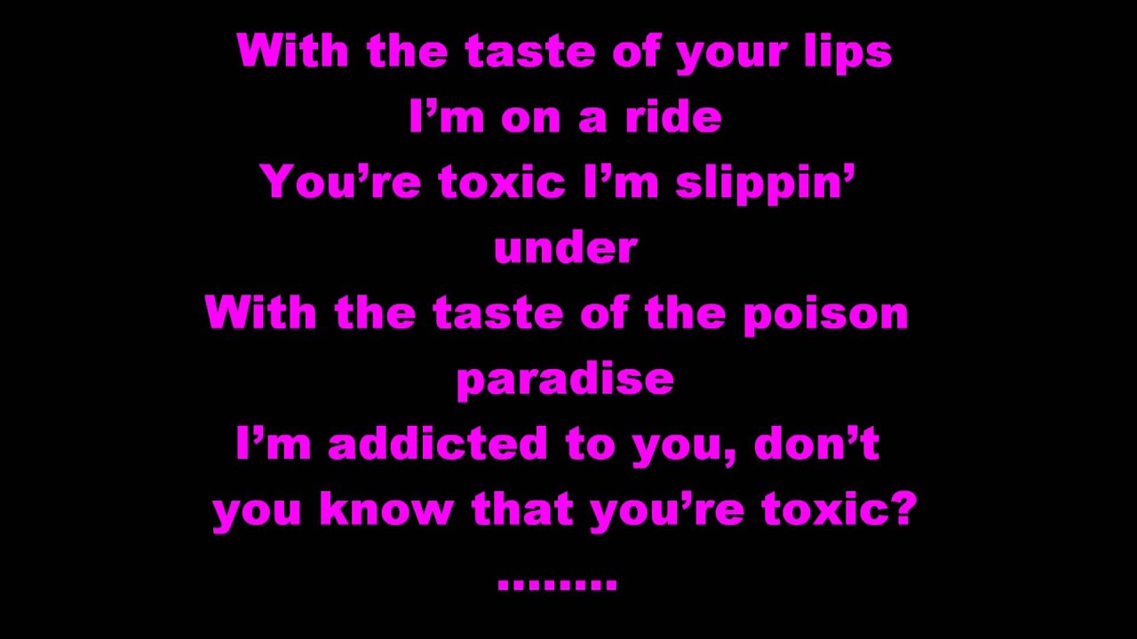 Toxic Lyrics