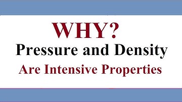 Why Pressure and Density are Intensive Property Thermodynamics