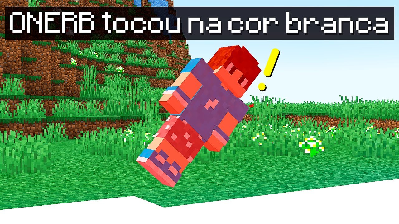 Minecraft, mas não Pode Tocar na cor Branca