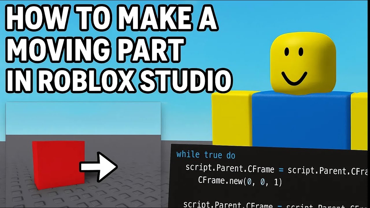 How to Make a Moving Part in Roblox Studio (Easy Tutorial) - YouTube