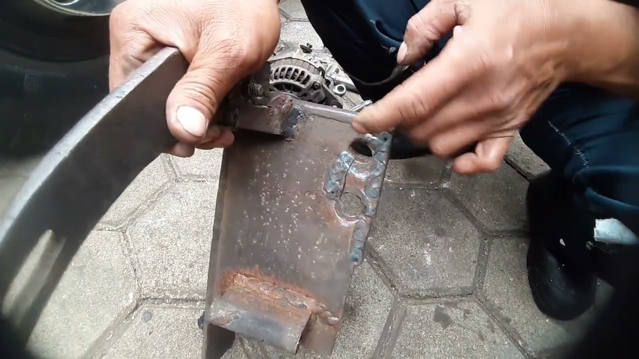 @perbaikan dudukan dinamo amper