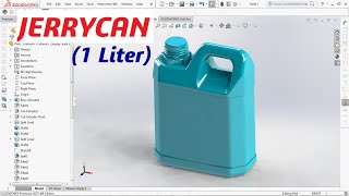 JERRYCAN 1 Liter in Solidworks Model