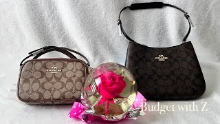 Coach outlet bags unboxing