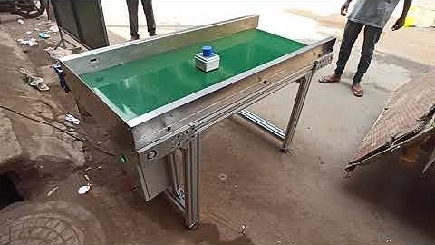 Orange Conveyor Systems - Sensor Controlled Belt Conveyor