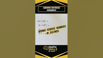 Add Reverse Numbers in fast|#shortsfeed  #shorts#additiontrick#youtubeshorts  #maths #ytshorts