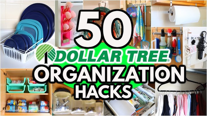 150 Dollar Store Organizing Ideas and Projects for the Entire Home   Organizing hair accessories, Dollar store organizing, Dollar store diy