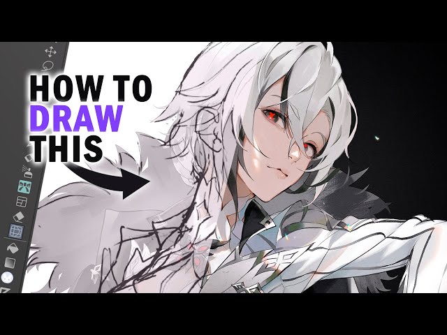 How I draw this! Full Art Process ✦ Start to Finish [Illustration Making Clip Studio Paint] class=