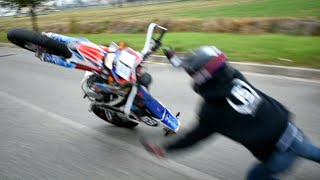 FANTIC 125 2015 MOTARD | WHEELIE EDIT + CRASH