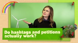 Do hashtags and petitions actually work?