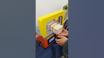 The automatic strapping machine for ghost money and yellow paper is a hand-free packaging