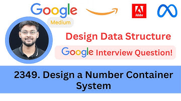 LeetCode 2349 Design a Number Container System | Design | Hash Table | Heap | TreeSet | Google