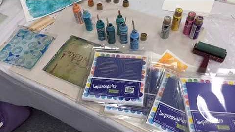 The New Gel Press Impressables at Mixed Media Art