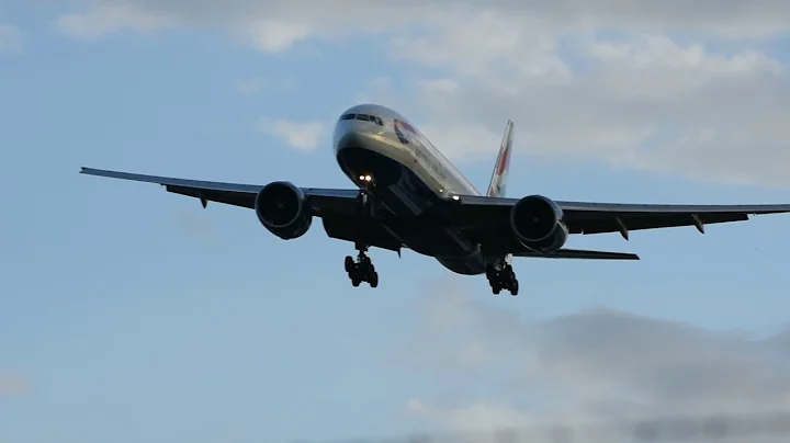 [HD] British Airways Boeing 777-200LR landing in Tampa International Airport