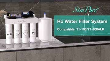 Installations: SimPure T1-100 Seris 7-Stage Under Sink RO System with Pump #simpure #rosystem