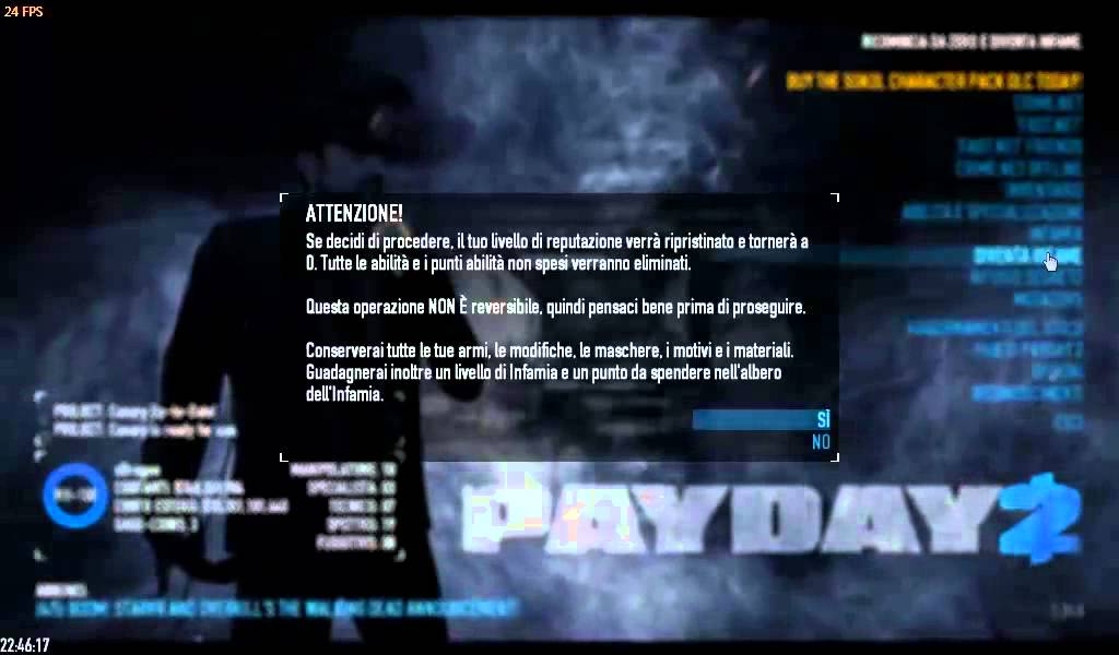 PAYDAY 2 - Infamy level up to 9