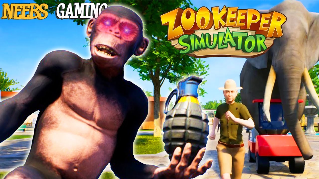 Zookeeper Simulator Monkeys and Grenades! YouTube