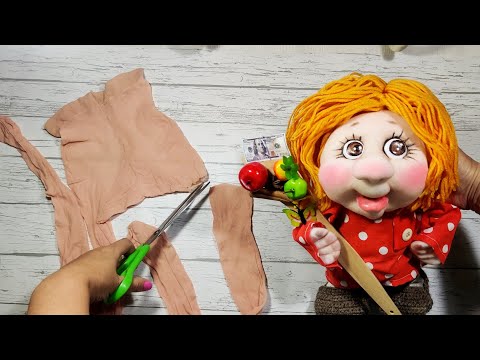 Кукла домовой своими руками из колготок
