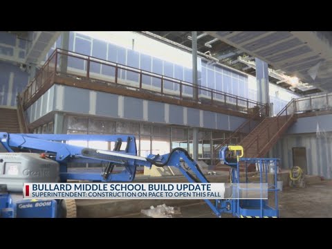 SNEAK PEEK: New Bullard Middle School on pace for Fall 2025 opening