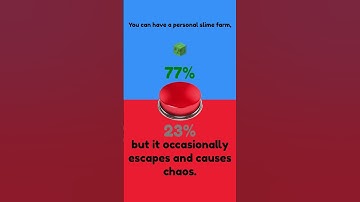 Would you press the button? (Minecraft Edition) Part 10 #Shorts #WouldYouRather #Gaming