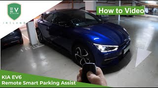Kia EV6 - RSPAS - Remote Smart Parking Assist - How To