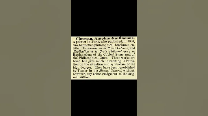 Chereau, Antoine Guilliaume: Encyclopedia of Freem...