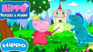 Hippo 🌼 Princess and the Ice Dragon 🌼 Cartoon Game Review screenshot 1