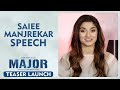 Actress Saiee Manjrekar Speech @ Major Teaser Launch