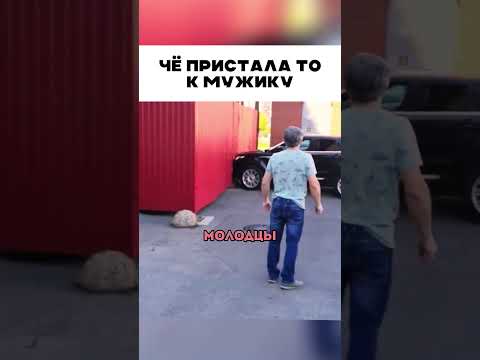 Чё пристала к мужику ?? 😱