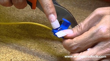 Quick Splice Wire Connectors - IDC (Insulation Displacement Connector) - How to Use Them